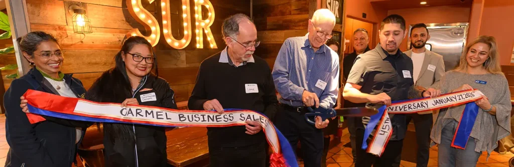 Ribbon Cutting Carmel Business Sales